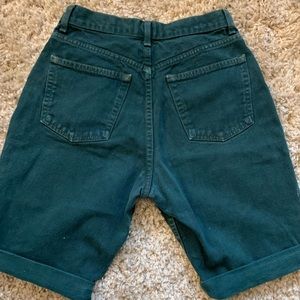 Green Vintage GAP High Waisted Shorts